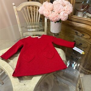 Cat & Jack Red Quilted Dress